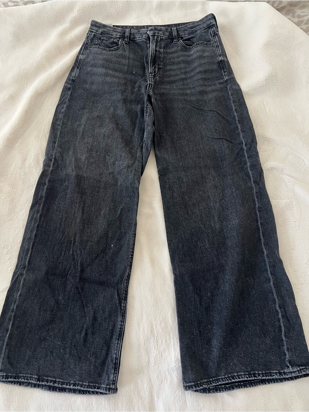 American Eagle curvy high rise baggie jeans